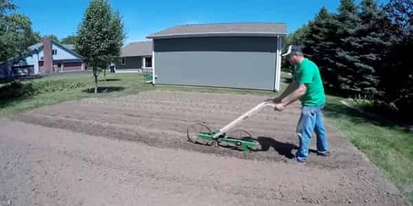 Walk-behind seed planter