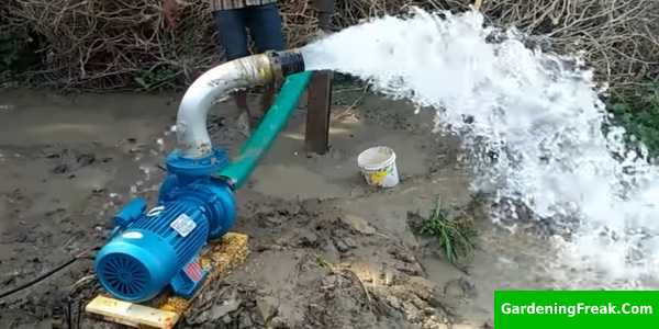 Flow Rate of the irrigation pump