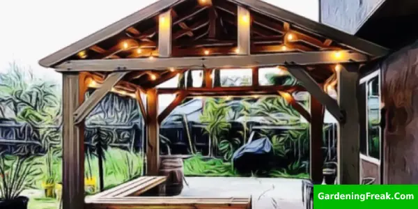What are some main features that should have on a wooden gazebo