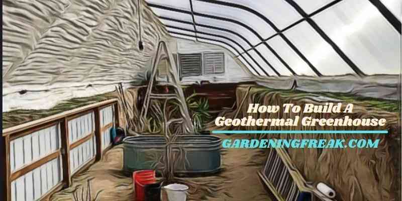 How To Build A Geothermal Greenhouse