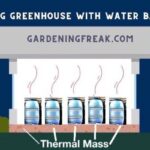 heating greenhouse with water barrels