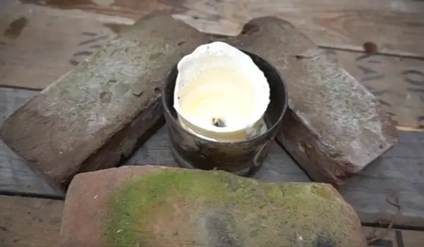 Candle and pot setup